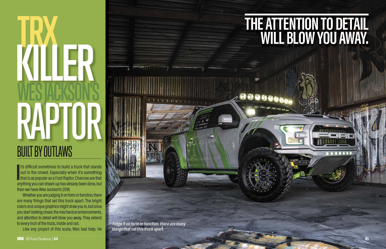 TRX Killer - Wes Jackson's Raptor