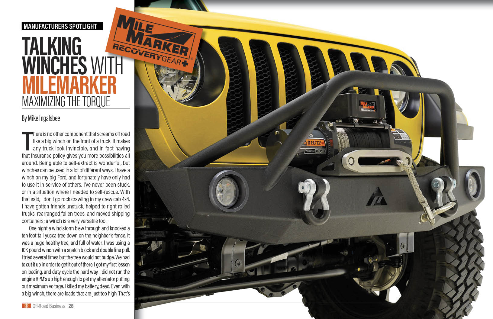 Talking winches with MileMarker
- Maximizing The Torque