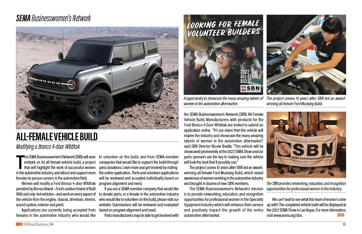 SEMA's All-Female Vehicle Build